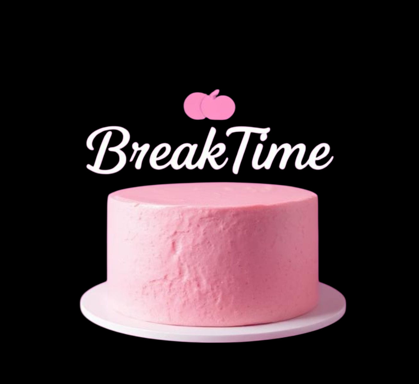BreakTime signature pink cake