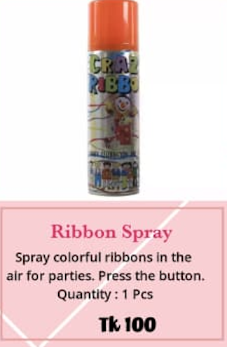Ribbon Spray