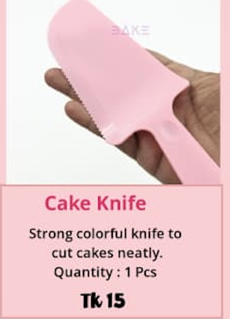 Cake Knife Pink